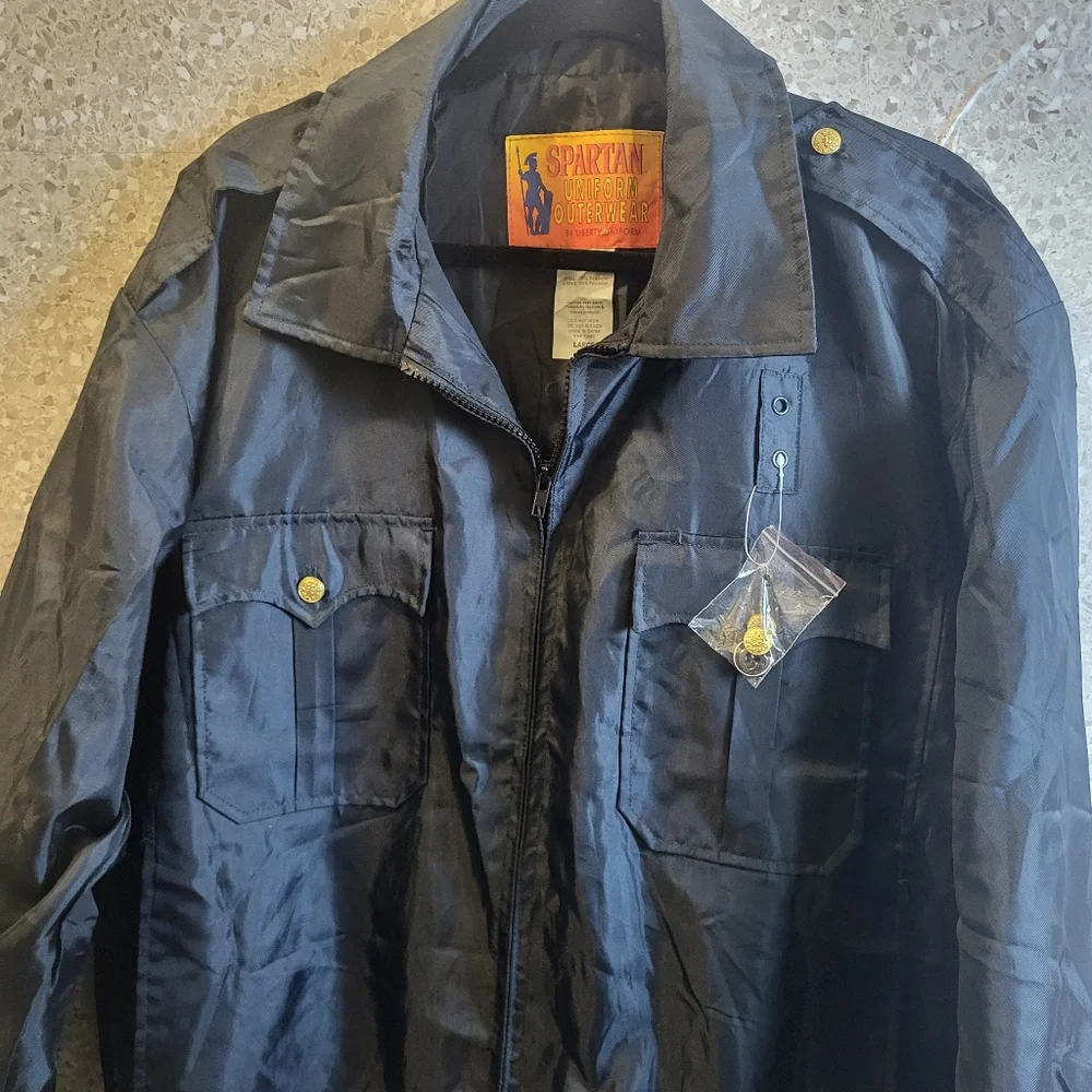 Spartan Uniform Outerwear Men's, Navy Blue, Size L‎